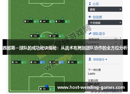 西部第一球队的成功秘诀揭秘：从战术布局到团队协作的全方位分析