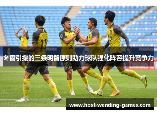 冬窗引援的三条明智原则助力球队强化阵容提升竞争力